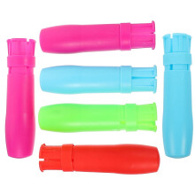 Eease 6pcs Chalk Clip Holder Plastic Water-soluble Chalk Holders Plastic Chalk Extender Colored Chalk Clip