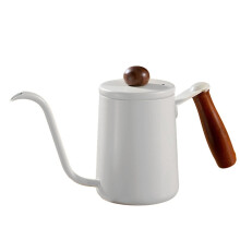 Cafetière à main à bec verseur col de cygne de qualité supérieure avec pichet et mousseur à lait