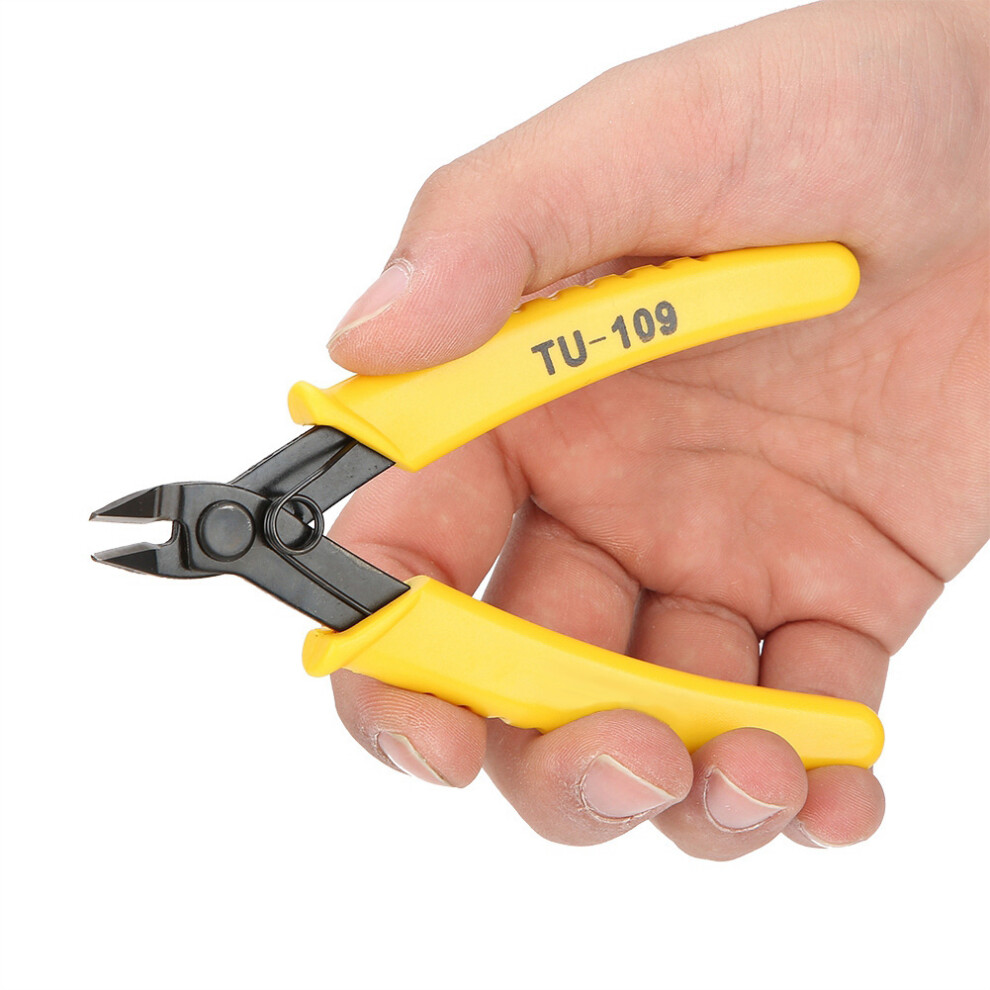 Compact 5In Electronic Diagonal Pliers For Precise Cutting - Tu-109 8371382767532
