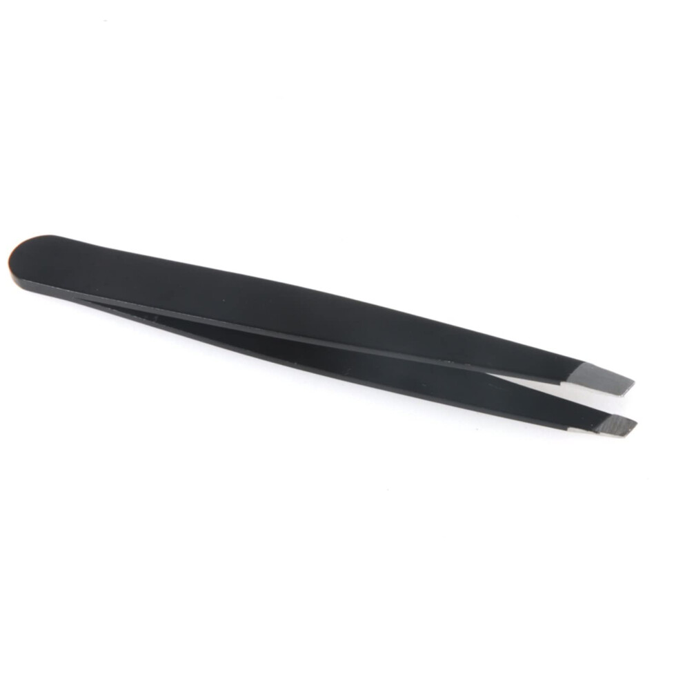 Precision Tweezers Stainless Steel AntiStatic Zirconia Tip for Electronics and Eyebrow