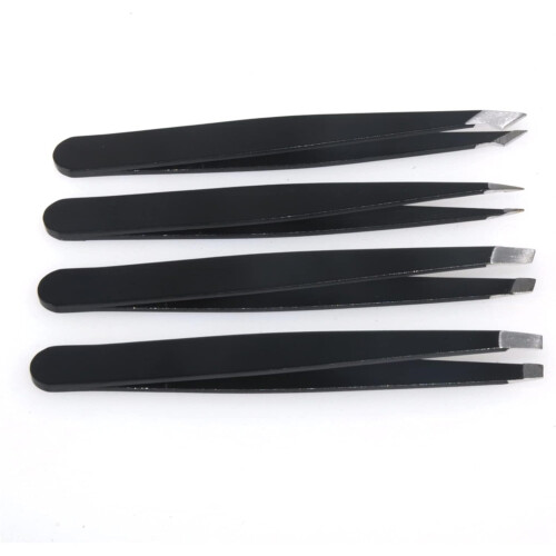 Precision Tweezers Stainless Steel AntiStatic Zirconia Tip for Electronics and Eyebrow 2