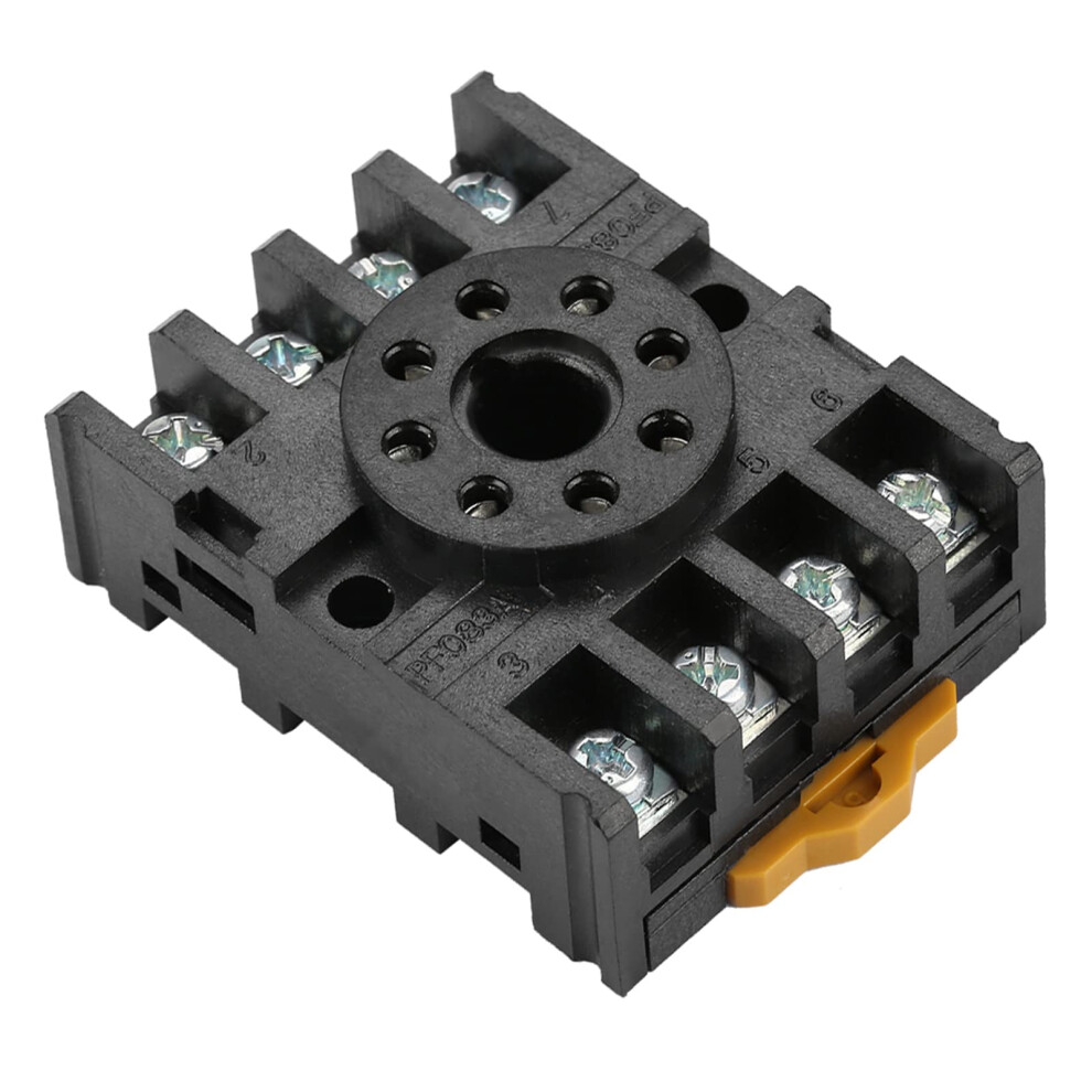 Pf083a 8 Pin Relay Socket Base For General Purpose Relays Easy Rail Mount Durable Material 9113335113268
