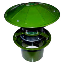 Chimney Exhaust Fan 60W 11CM AllWeather Energy Saving Fireplace Draft Inducer for Easy Install