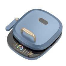 Electric Skillet 1500W NonStick Grill Pan with Removable Plate for BBQ Steak and Pancakes