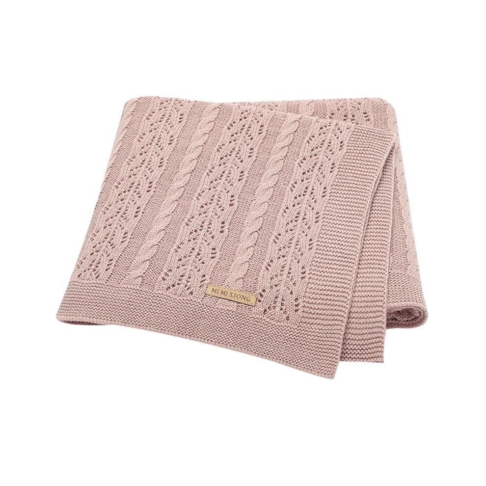 Baby Blanket Muslin Swaddle Wrap 100x80cm Breathable Waffle Knit AllSeason Comfort for Newborn