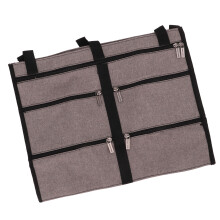 Hidden Pocket Hanger Grey 600D Durable Security Organizer for Home & Travel