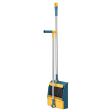 Yonrjhukm Brooms Indoor 180 Rotatable Magnetic Suction Snap Broom & Dustpan Set with Scraping Teeth, Compatible with Home Cleaning