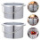 Tersarium2Pcs Αντικολλητικά Δοχεία Λιώσης Κεριού Δοχεία Αλουμινίου για Θερμαντήρα 4