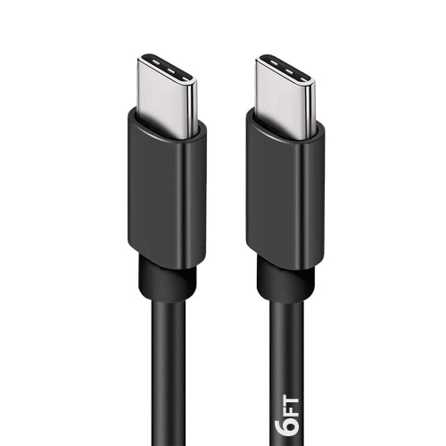 Καλώδιο USB C σε USB C 6ft, καλώδιο γρήγορης φόρτισης AFFLUX60W/3A συμβατό με Samsung Galaxy