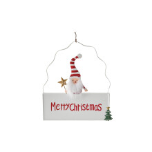 Kerstversieringen Kerstdeurhanger Deurdecoraties IJzeren Welkomstbord Sneeuwpop Deurhanger voor ouderen