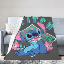 Roztomilá kreslená deka s motivem Stitche, dárky pro dívky, ultra měkká deka na Vánoce a narozeniny, styl 6050 palců, 1 ks