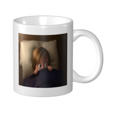 Inside Out Comics Mug Coffee Cup For Cocoa, Tea, Beverages | Holds 12 Ounces Ceramic Camper Mug Small Coffee Cup