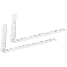 2 stuks naai-linialen met tekenlijnen, Hanfu Cuju-bal, flexibel patroonhulpmiddel van PVC