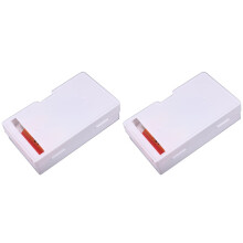 2 stuks spaarpotten voor in de vorm van een taart, inclusief geldtrekmechanisme, ideaal voor een verjaardagsfeest.