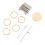 Darning Mini Loom, Mini Darning Loom Hand Eye Coordination Easy Operation for Jean(#2) 2