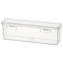 Extra Large Capacity Stackable Translucent Clear Plastic Pencil Box, Office Supplies Storage Organizer for Pens, Pencils, Markers, Erasers, Tape