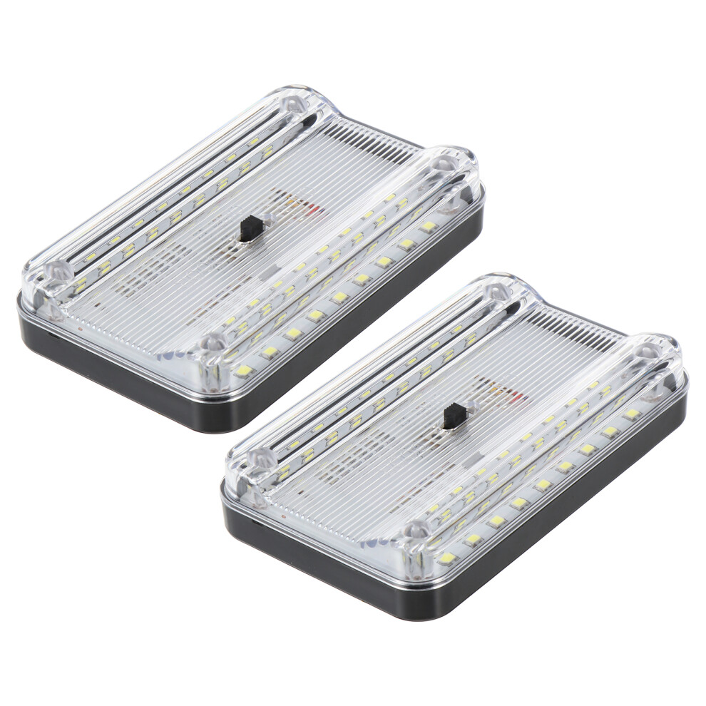 2 Pcs Car Reading Night Bulb Led Lamp 12 Interior Dome Rv Ceiling Universal Light 9389440307513
