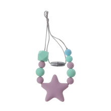 1PC Silicone Teething Necklace With Chew Beads For Baby Teethers BPA Free Mommy