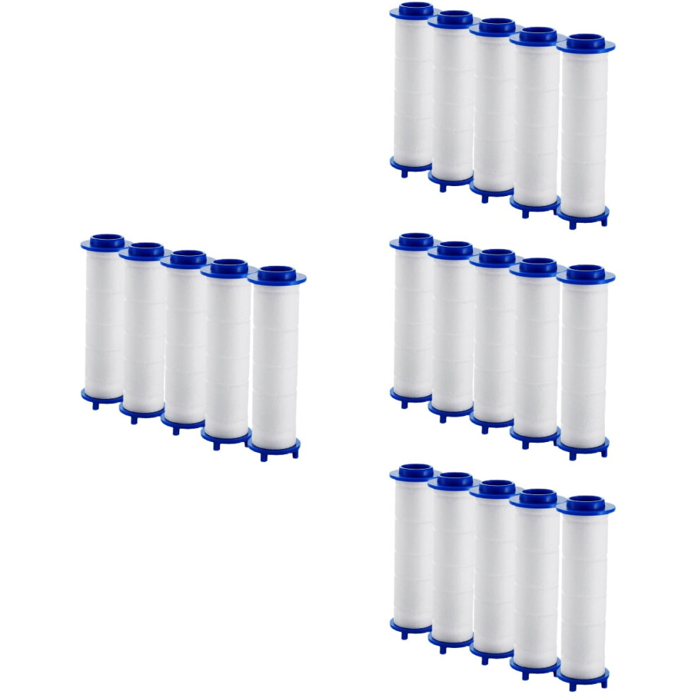 20 Pcs Detachable Shower Filters Professional Bath Filters Replaceable Shower Head Filters 9389440309425
