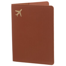 Passport Case Protector Cover Leather License Holder Wallet Men's Mens Document Bagging Airplane Passaporte for Travel