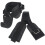 2 Pcs Leather Weight Lifting Hooks with Wrist Support for Strength Training and Pull Ups, Black 1