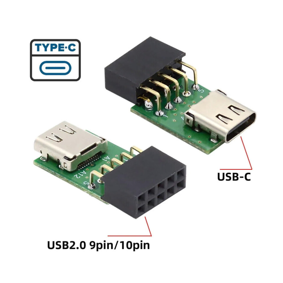 For Single Port Or Dual Ports Usb 3.1 Type C Usb-C Female To Usb 3.0 Or 2.0 Motherboard 19Pin 20Pin Header For Adapter Pcba 9389440723481