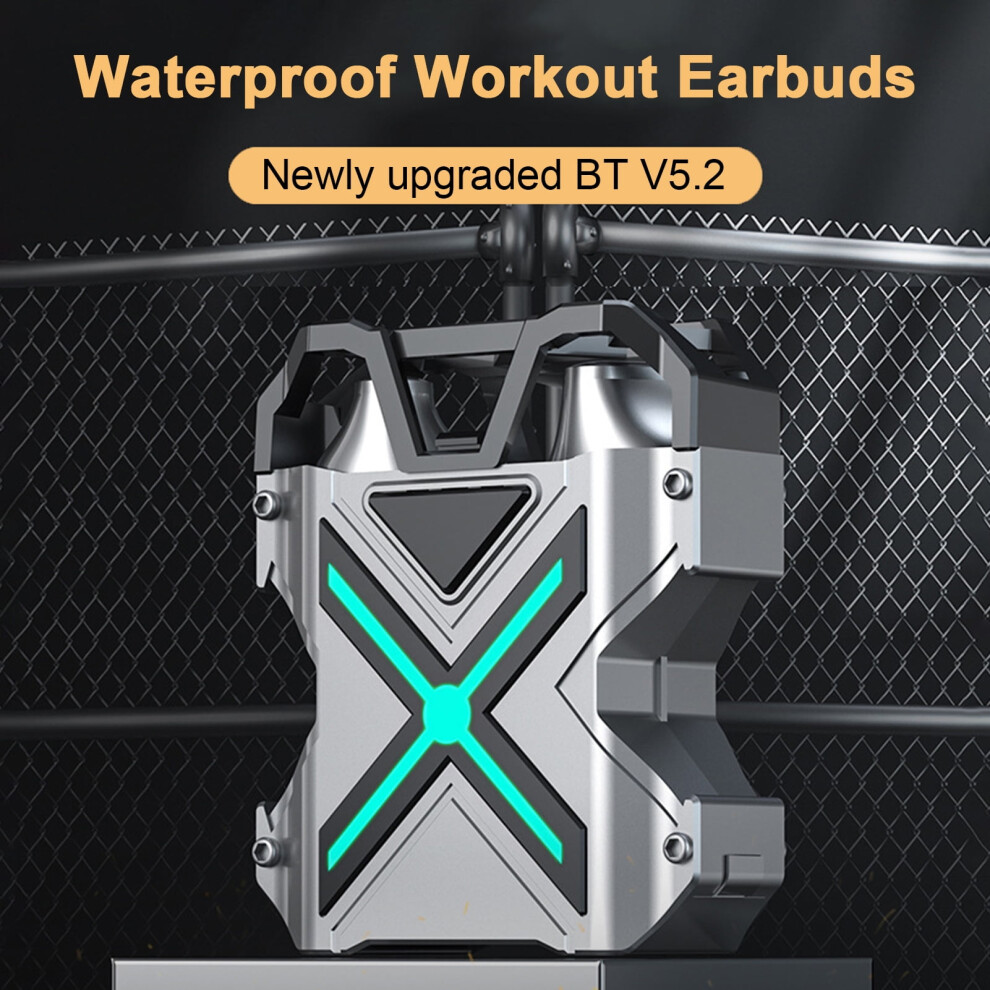Susuchens 1 Set Wireless Earphone Hifi Stereo Sound Bluetooth-Compatible 5.2 Earbuds Waterproof Headphones For Music Call Gaming Purple 9389440723740