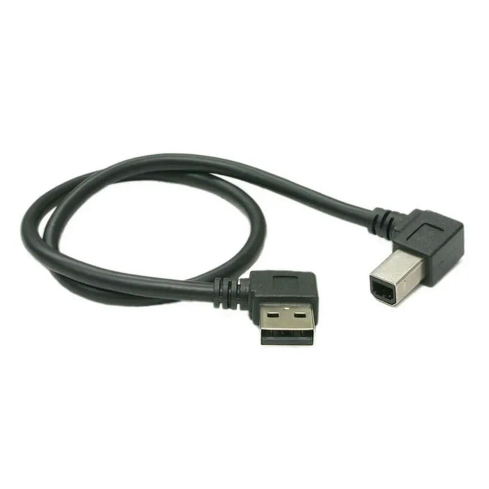 For Right Angled 90 Degree Usb 2.0 A Male B Male Printer Cable 50Cm 9389440355897