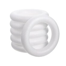 YULIJU 6Pack Foam Wreath Forms for DIY Crafts & Decor