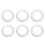 YULIJU 6Pack Foam Wreath Forms for DIY Crafts & Decor 4