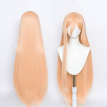 Anime Chainsaw Man Makima Power Cosplay Wig Long Orange