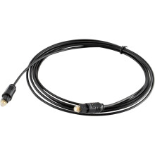 Digital Audio Optical Toslink Fiber Optic Cable, 6FT