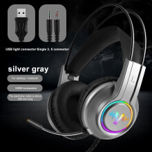 EQWLJWE H200 Gaming Headset Double 3.5mm Over-Ear Stereo Gaming Headphone Microphone Bluetooth Headset Holiday Clearance