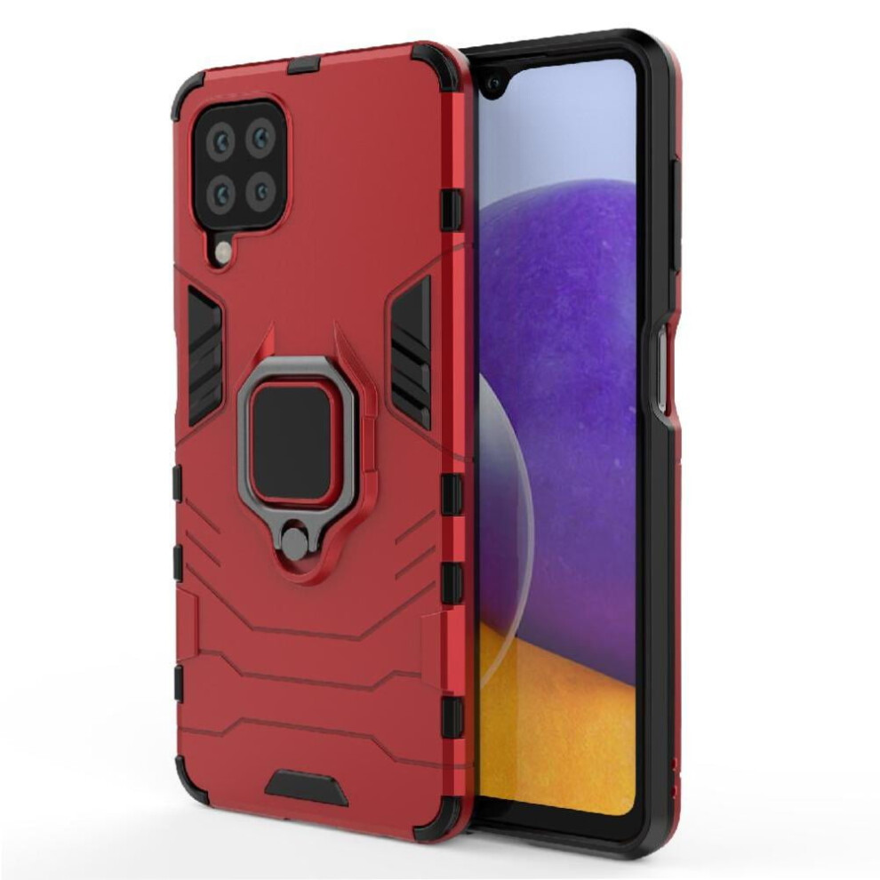 Case For Compatible With Samsung Galaxy A22 4G Kickstand 360Rotating Ring Shockproof Cover Military Drop Protection 9389440358126
