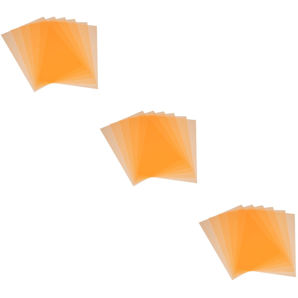 18 Pcs Diffuser Sheet Colored Gels Colored Sheets Gel Filter Sheet Light 9389440358034
