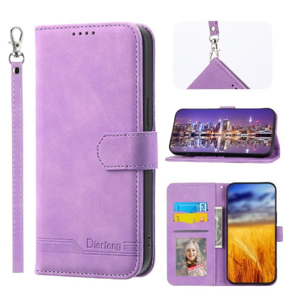 Flip Case For Nokia C32 Magnetic Closure Premium Card Slots Cash Pocket Wristband 9389440358140