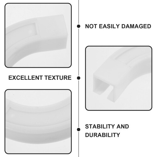 Curtain Curved Track Window Accessories Room Divider Ceiling Curtains Corner 1