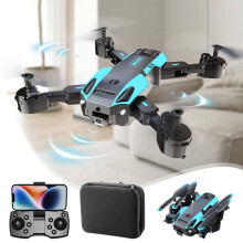 VALSEEL Camera Folding Unmanned Aerial Vehicle Remote Control Aircraft Four Aircraft for Avoiding Obstacles on All Sides Drone with Camera