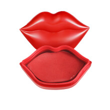 20Pcs Moisturizing/Plumping Lip Mask, Restores Moisture Mask for Dry Lips and Lines Overnight Care, Gel Treatment Masks (Red)