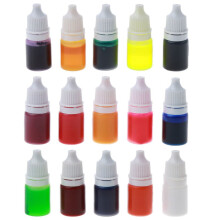 XISAOK 15 Colors Resin Pigment Kit Liquid Colorant Dye AB Resin Coloring for Paint