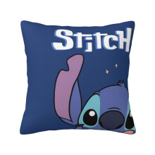 Lilo & Stitch Cartoon Cute Pattern Decorative Cushion Cover, Children's Super Soft Pillowcase Home Soft & Comfortable 18x18 inches (Double-Sided)