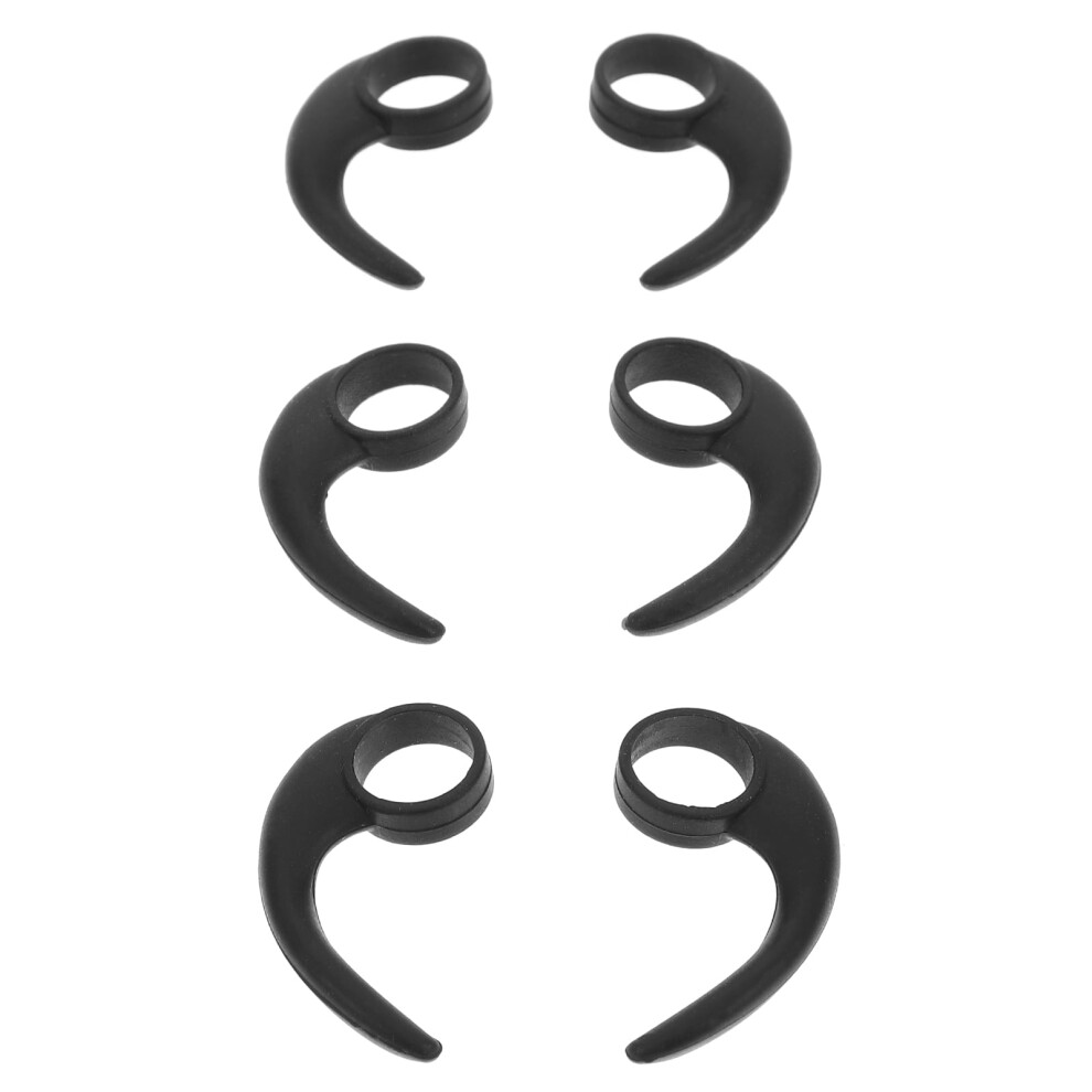 Earphone Earhook Exercise Headphones Work 6 Pcs Bracket Clip Silica Gel Plugs Headset Holder Support 9389440497948