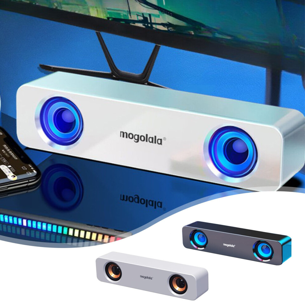 Jacenvly 2024 New Surround Sound Bar, Wired Computer Speakers With Stereo Subwoofer, Strong Bass Mini Speaker 9389440499379