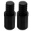 2Pcs Broom Extension Pole Adapter Tip Plastic Threaded Handle Tip Repairing Threaded Tips 3
