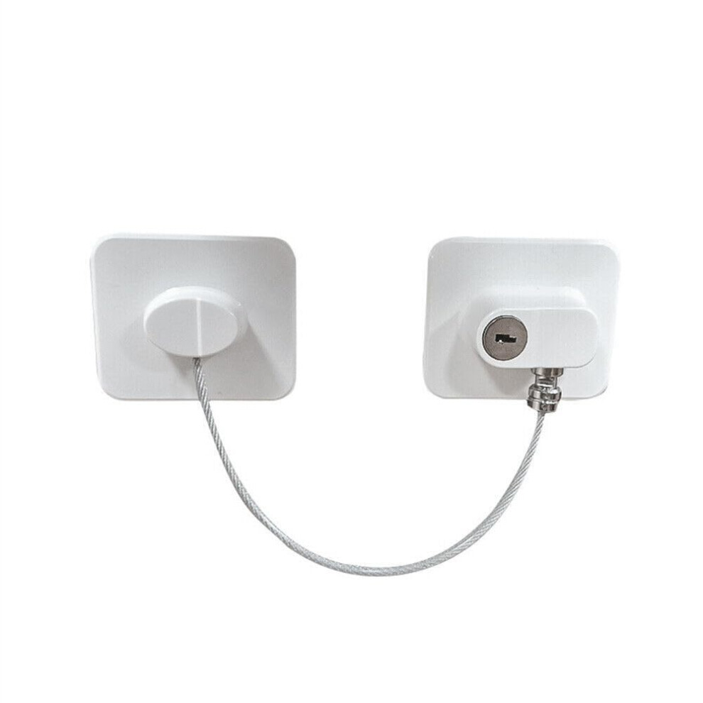Fridge Lock for Kids with Strong Adhesive, Child Safety Magnetic Lock for Freezer and Cabinet