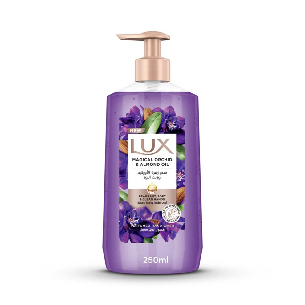 Lux Perfumed Liquid Hand Wash Magical Orchid Moisturizing, Gentle & Refreshing Floral Scent | Luxury Skincare for Soft, Smooth Hands - 250ml
