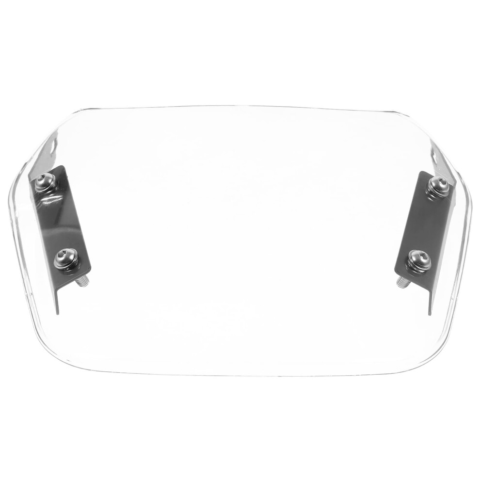 Motorcycle Windshield Accesorios Para Motocicletas Electric Scooter Universal Vintage Abs White 9389440623033