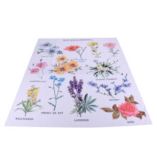 Botanical Nature Tapestry Decorative Wall Art Soft Durable Unique Design Superior Light Source Wide Application Rechargeable Eco-Friendly Fabric