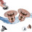 Clearance Sale!Giyblacko 2PC Washbasin Electroplating Drainer Bouncing Core Washbasin Pool Basin Copper Core Push Type Bouncing Core Leaking Plug 1