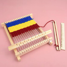 Hesroicy 1 Set Weaving Loom Multi-craft Easy to Use Lightweight DIY Hand-knitting Weaving Machine for Beginner